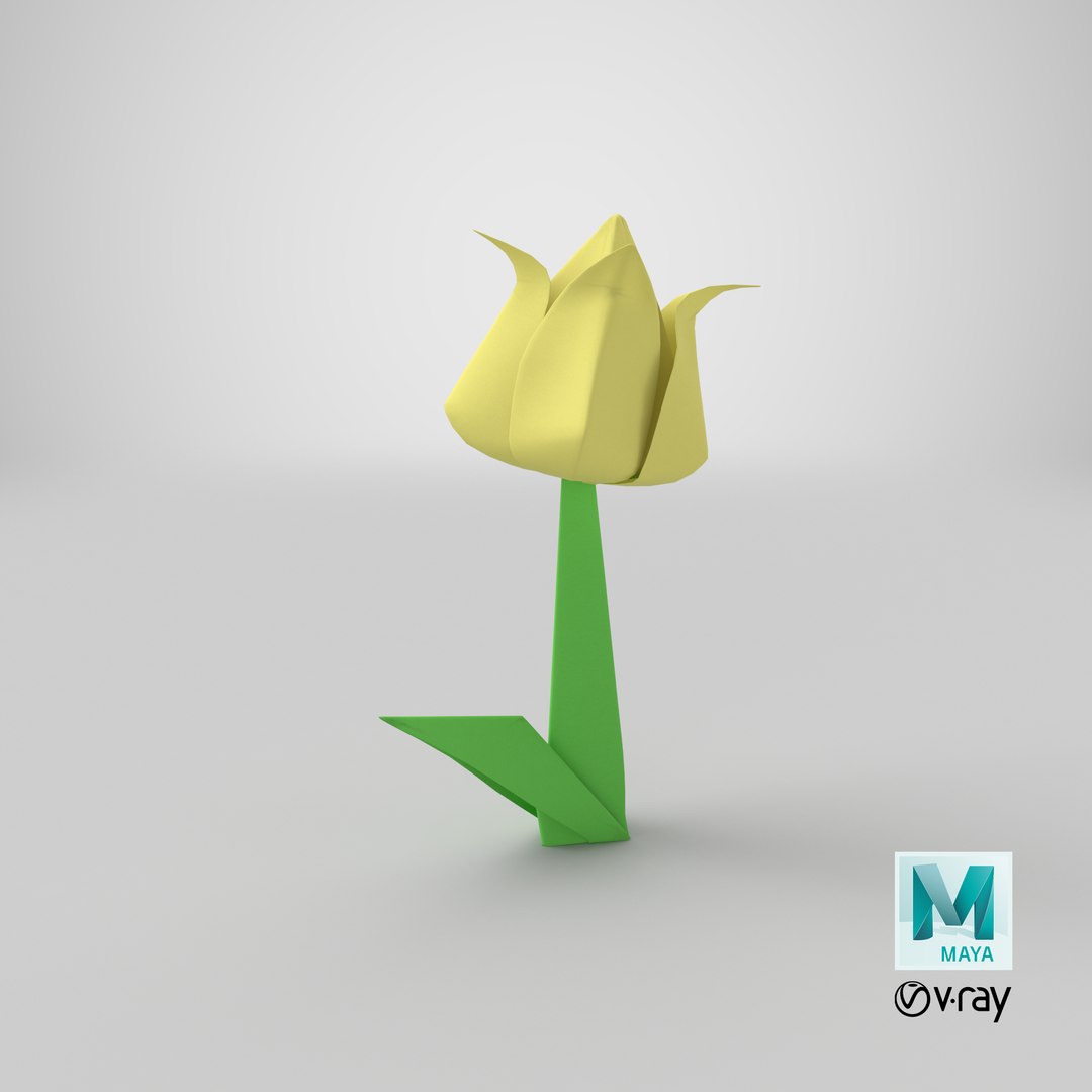 origami flower yellow tulip 3D https://p.turbosquid.com/ts-thumb/CV/I3y6JX/aL4OyKLL/stemcell_maya_vray_render/png/1578980386/1920x1080/fit_q87/0a60e2372e6cacab90218af661fd99f01e891dfd/stemcell_maya_vray_render.jpg