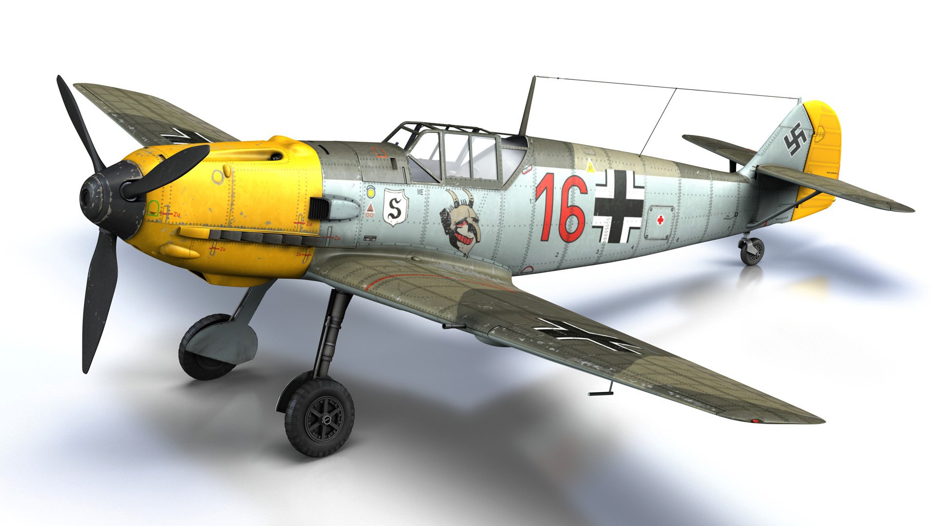 3D messerschmitt bf-109 model https://p.turbosquid.com/ts-thumb/CV/IlZ6rS/0w/red1611/jpg/1612681811/1920x1080/fit_q87/3e235e95d6784b1b3a018664865c1ceb38a9d528/red1611.jpg