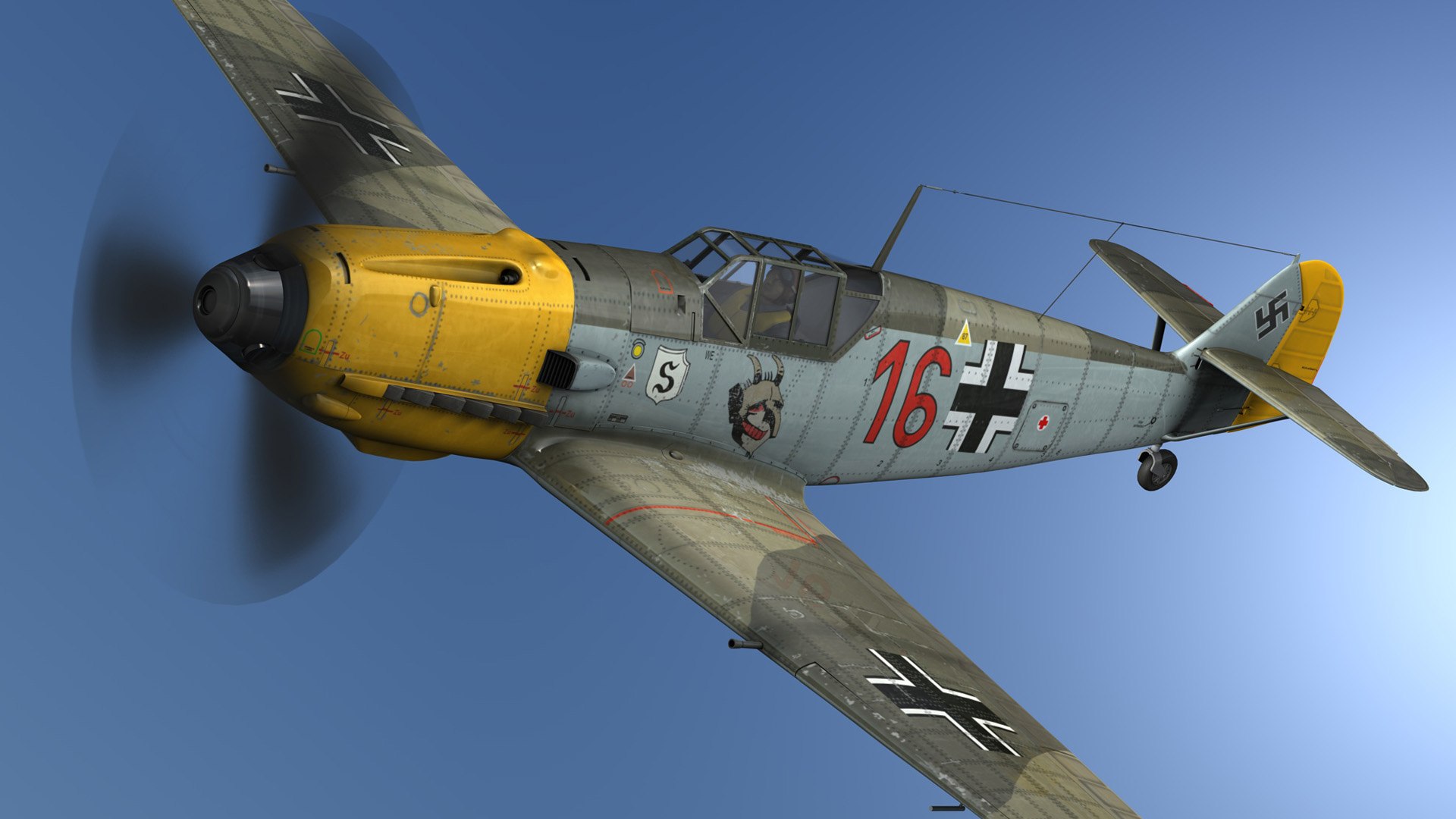 3D Messerschmitt Bf-109 Model - TurboSquid 1688585