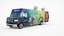 Food Truck Step Van Low-poly
