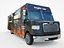 Food Truck Step Van Low-poly