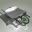free garden hand cart 3d model