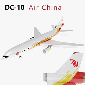 dc-10 air china 3d model
