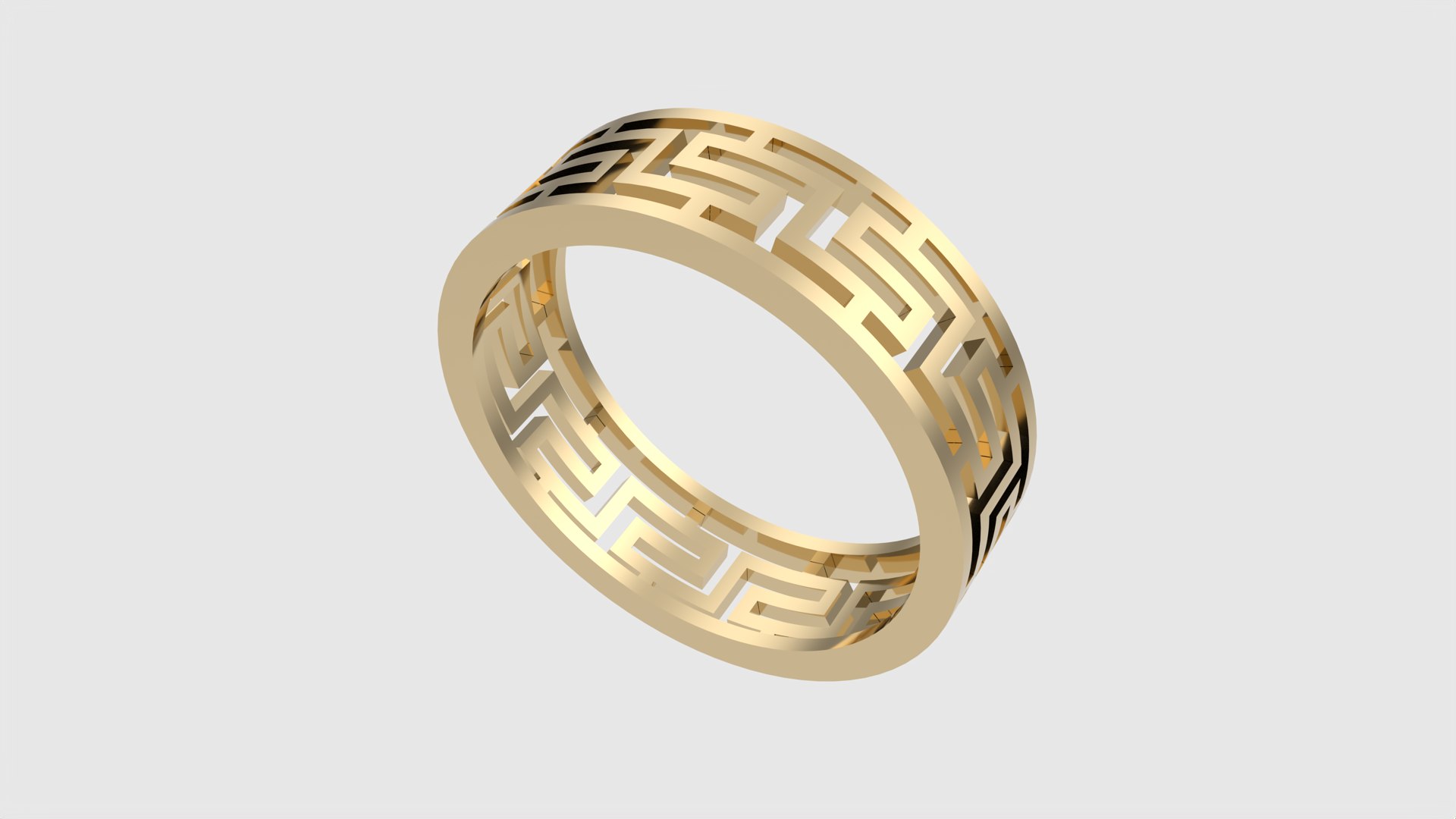 Geometric Pattern Cutout Ring JDBCo 3D - TurboSquid 2344496