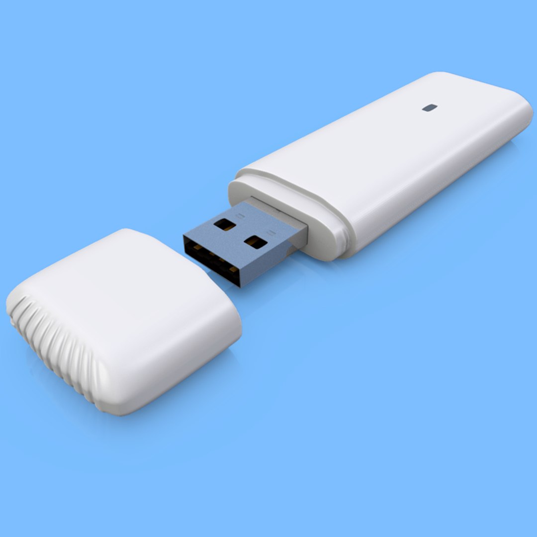 3d Model Hspa Usb Stick