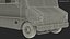 Solar Roof Snack Truck with Interior White Rigged for Cinema 4D