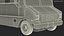 Solar Roof Snack Truck with Interior White Rigged for Cinema 4D