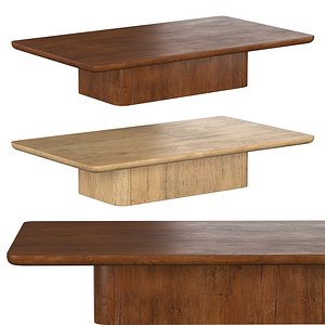 OSLO PEDESTAL COFFEE TABLE