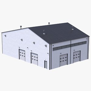 Industrial Building 13 3D