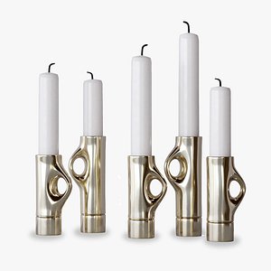 Modern LYS candlesticks from BB Italia set