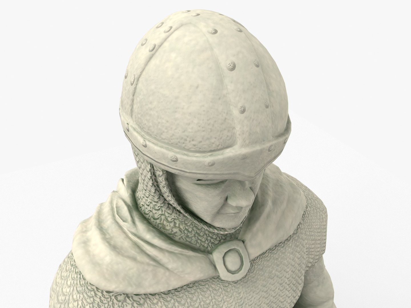Medieval Knight Statue Model - TurboSquid 2045516