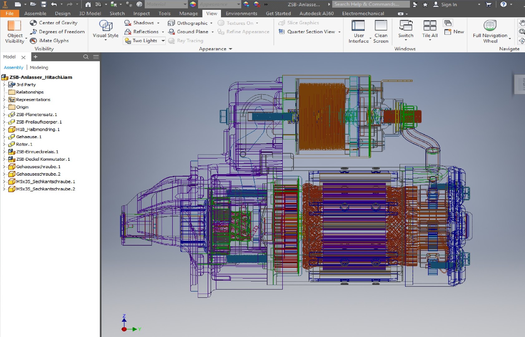 3D Hitachi-starter-for-vehicles - TurboSquid 1852293