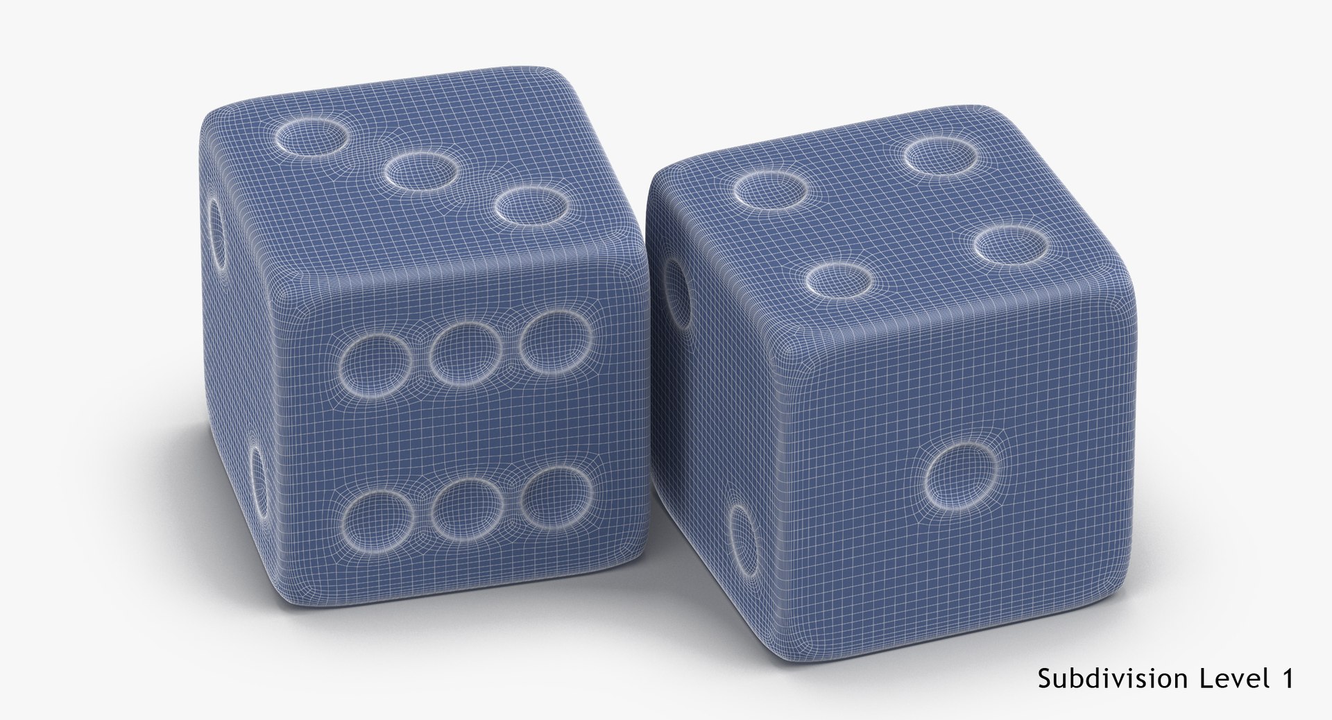Red transparent dice 01 3D model - TurboSquid 1320701