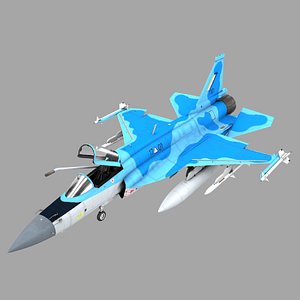 jf-17 myanmar rigged model