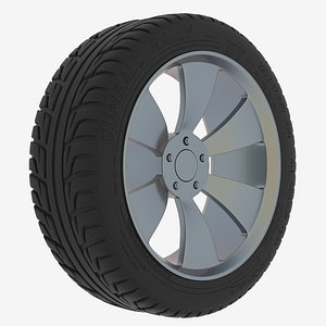 Six X spoke rim wheel