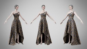 Dress 28 Royal Baroque Brocade