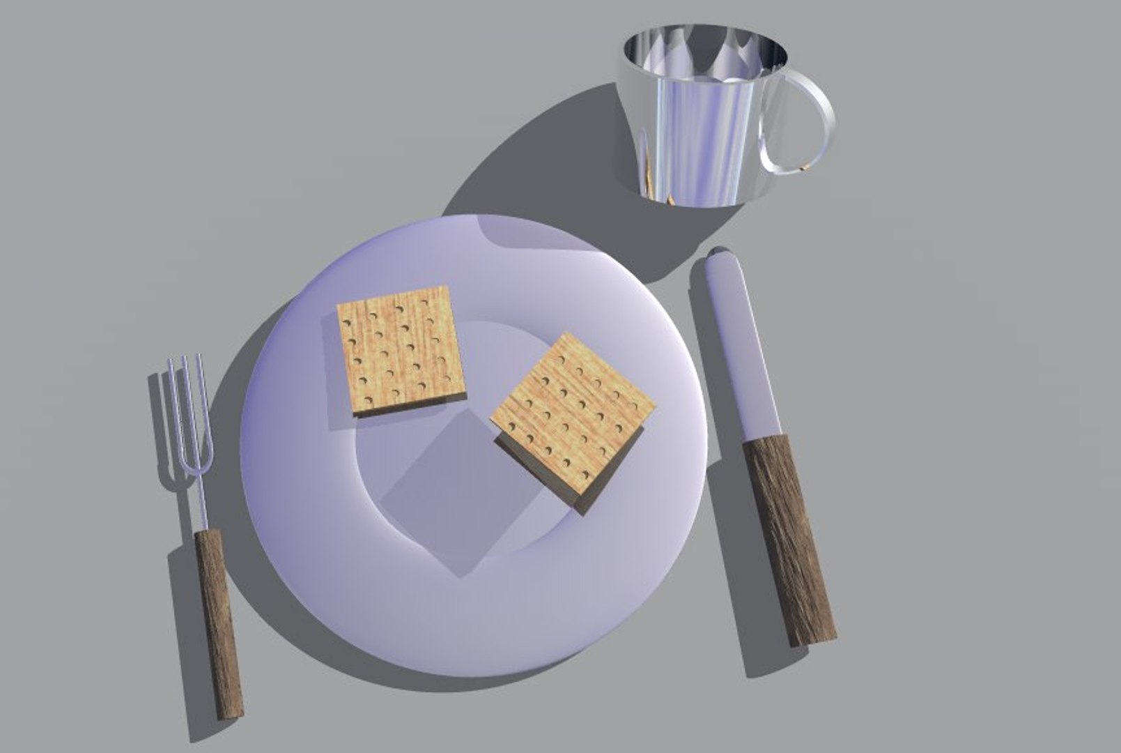 Civil War Mess Kit 3d Model