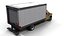 3D Industrial van box truck PBR model