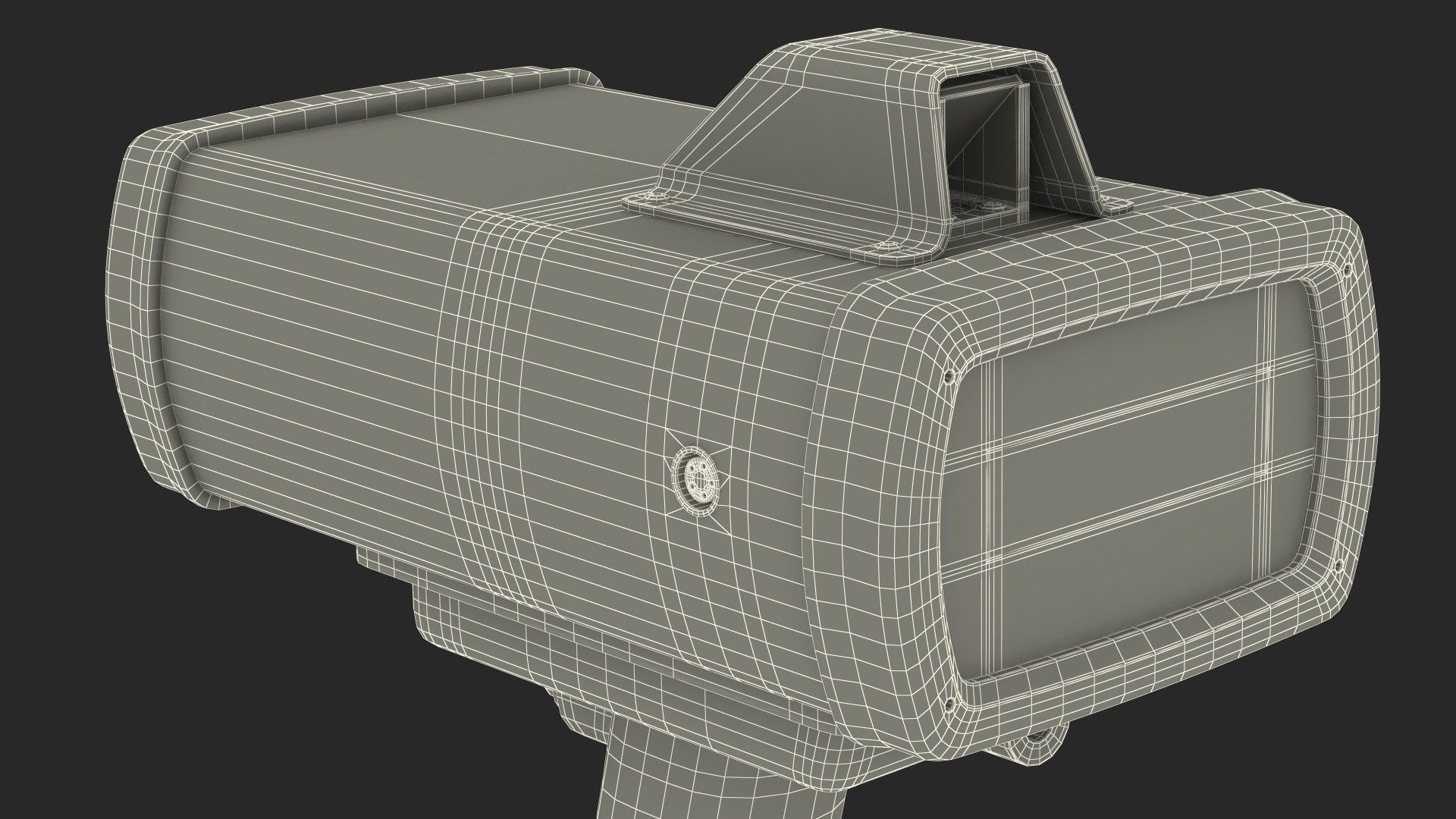 3D kustom prolaser iii lidar TurboSquid 1611721