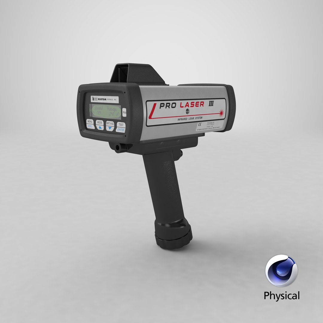 3D kustom prolaser iii lidar TurboSquid 1611721