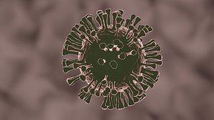 3D model corona virus