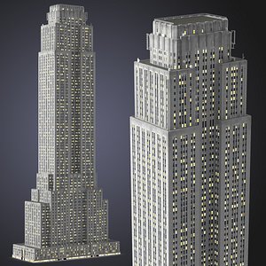 Old Skyscraper Night Glow