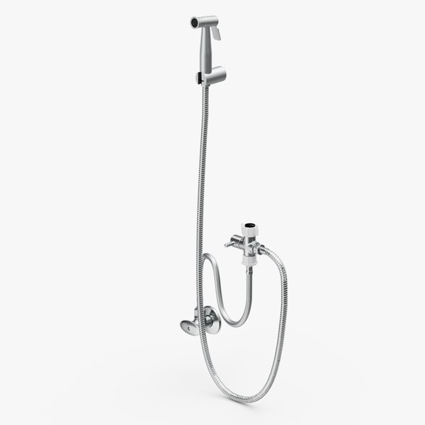 Spruzzatore per bidet portatile dorato a parete Modello 3D $19 - .3ds  .blend .c4d .fbx .max .ma .lxo .obj - Free3D