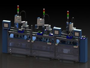 3D Assembly Line of Power Inverter