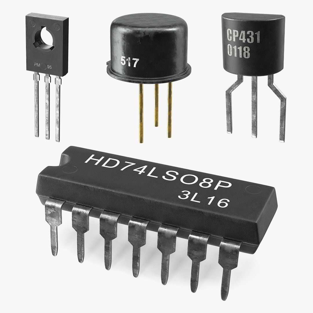 Transistors Collection 2 3D model preview