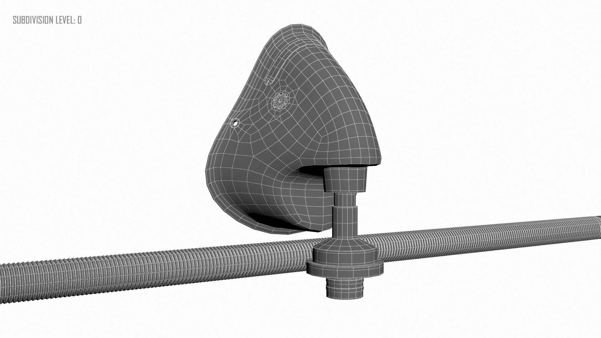 3D oxygen mask model - TurboSquid 1536249