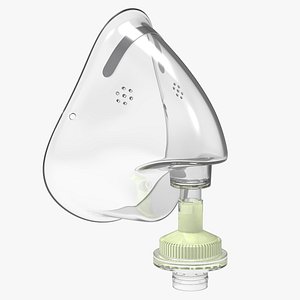 3D oxygen mask model