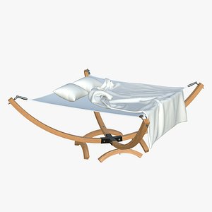 Double Timber Hammock Bed Square