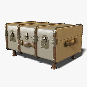 Authentic Models Stateroom Trunk Table