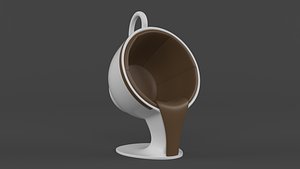 3D Coffee Cup Chair