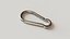 Carabiner Clip - Fully rotational clip - 3D Asset