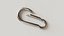 Carabiner Clip - Fully rotational clip - 3D Asset