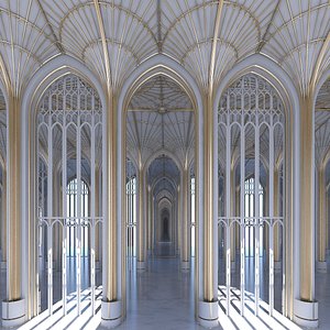 Classic Cathedral Interior 324