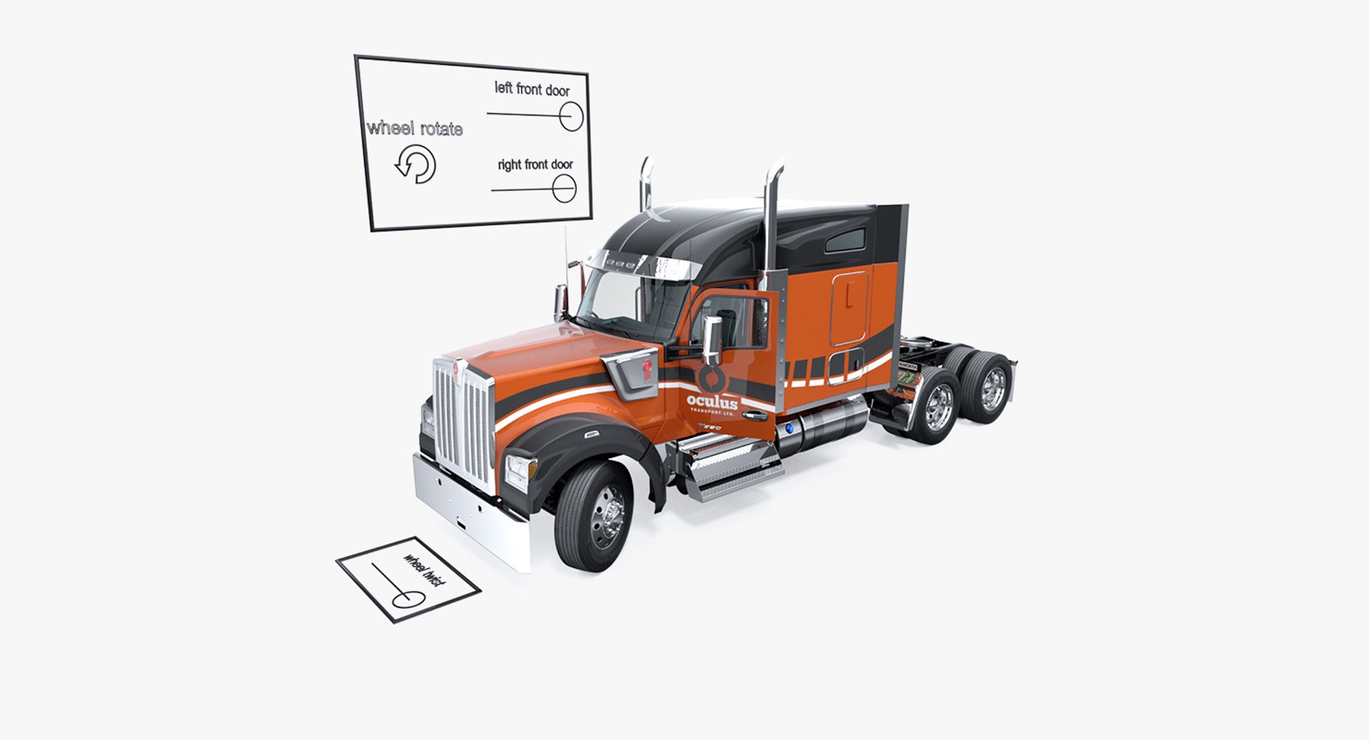 w990 transport truck rigged 3D model https://p.turbosquid.com/ts-thumb/CW/3An3OO/kOhiIcDa/kenworthw990riggedmb3dmodel006/jpg/1547226757/1920x1080/fit_q87/0155a7465e171da473fad05207199a76836d6d9c/kenworthw990riggedmb3dmodel006.jpg