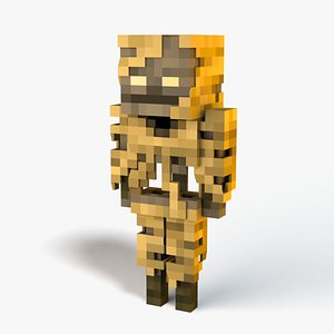 3D Minecraft Parched