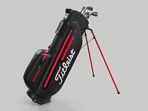 Black Plus StaDry Golf Bag Players 4