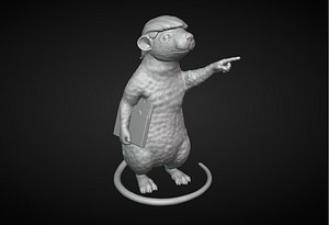 Rat Holding a File