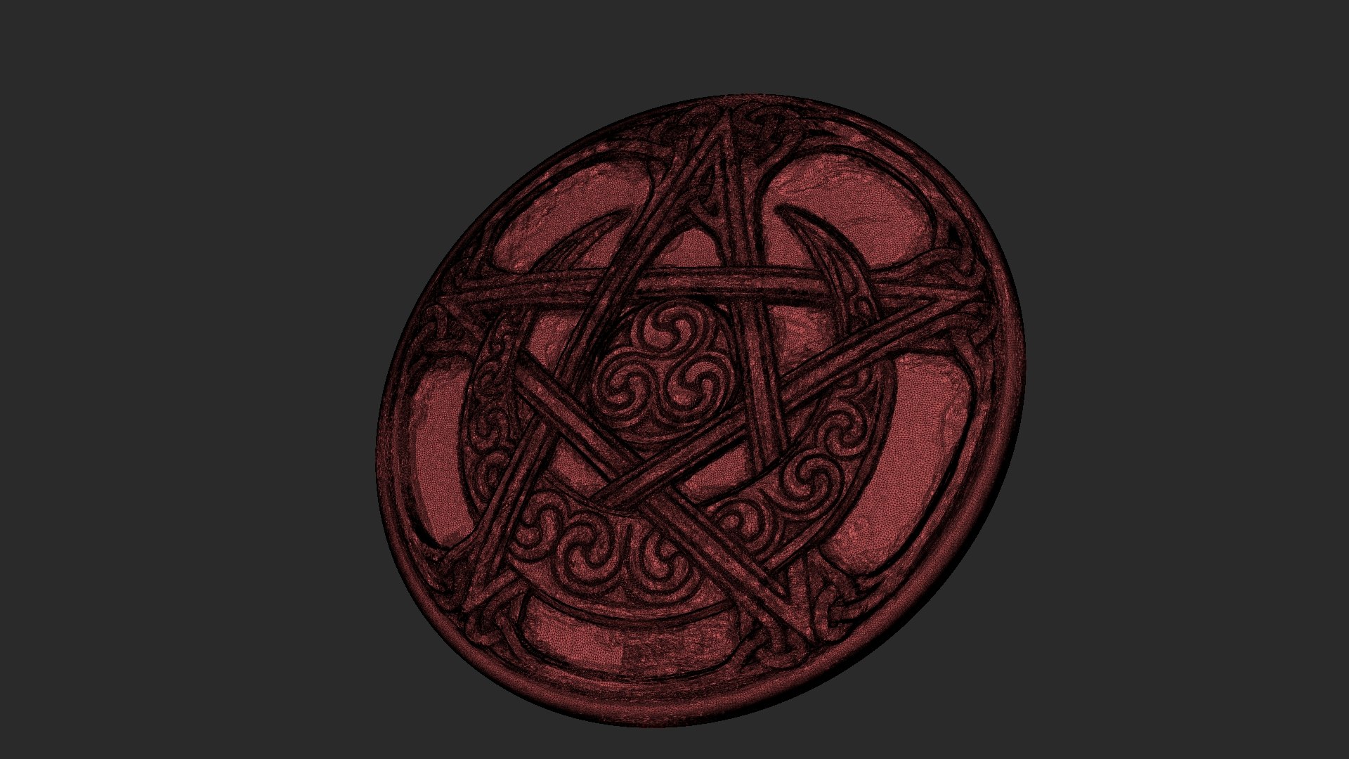 Crescent Moon Shield High Model 3D Print Model 3D Model - TurboSquid ...