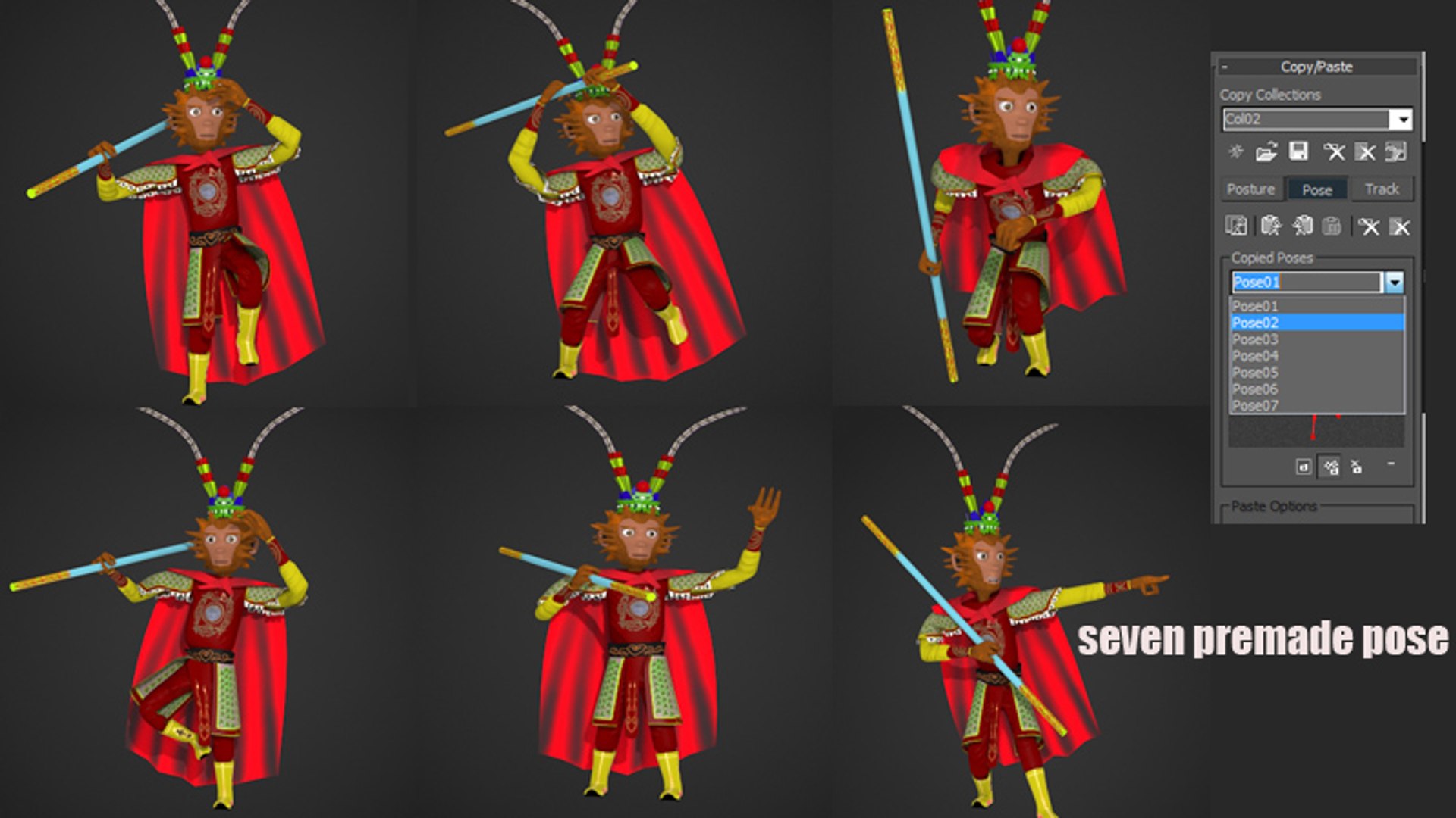 3D cartoon monkey king modelled https://p.turbosquid.com/ts-thumb/CW/GLfnY1/cmrH1Kyc/posedisplay/jpg/1599471623/1920x1080/fit_q87/9c021189ec6dc15b7c403180acc2772dc8d688ad/posedisplay.jpg