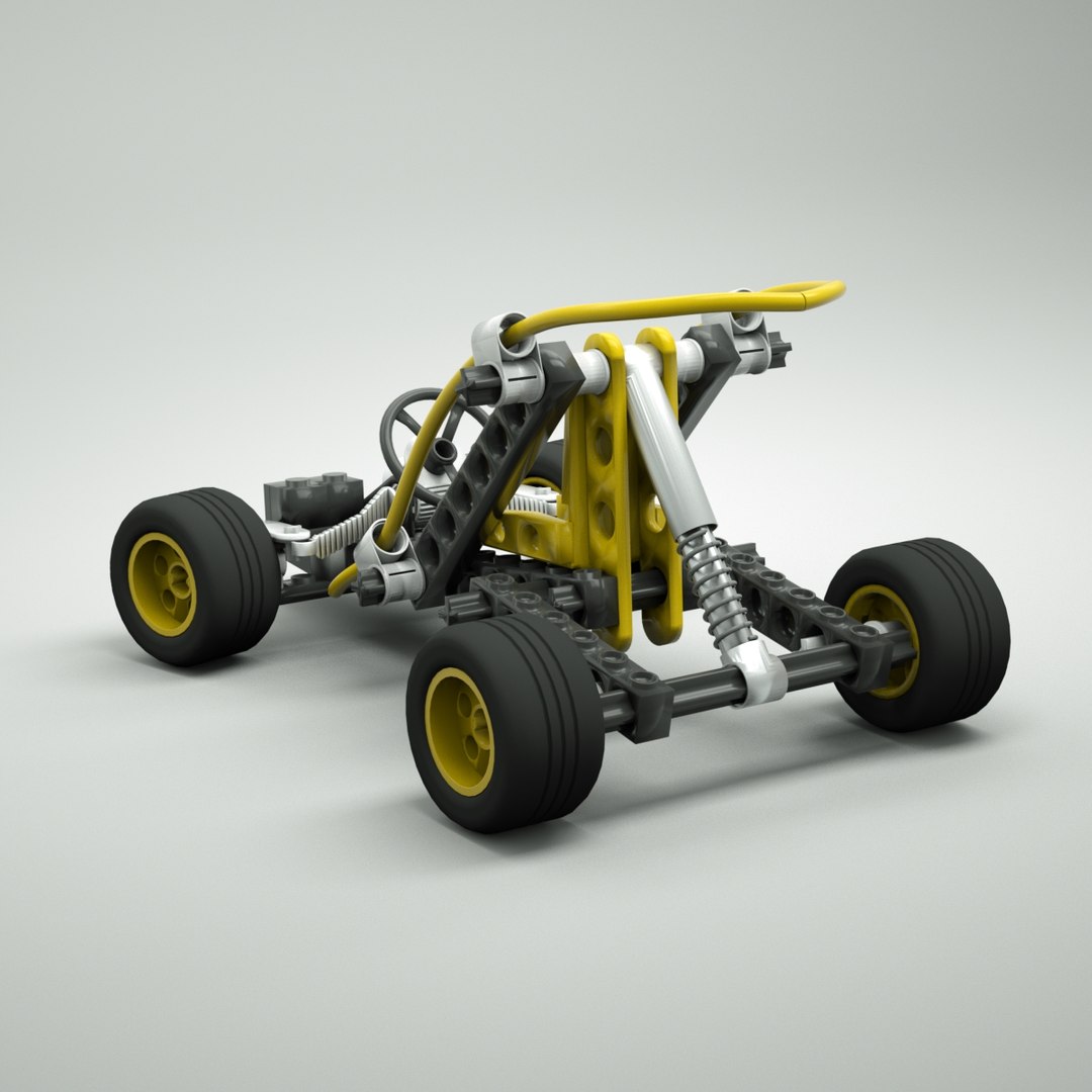 Lego Car Rigging Animation 3d Model