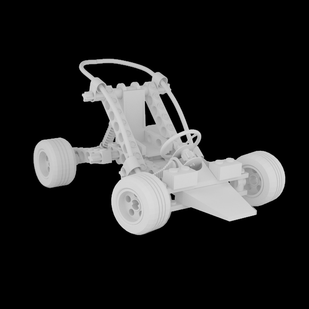 Lego Car Rigging Animation 3d Model