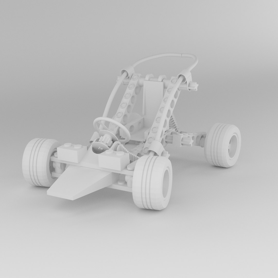 Lego Car Rigging Animation 3d Model