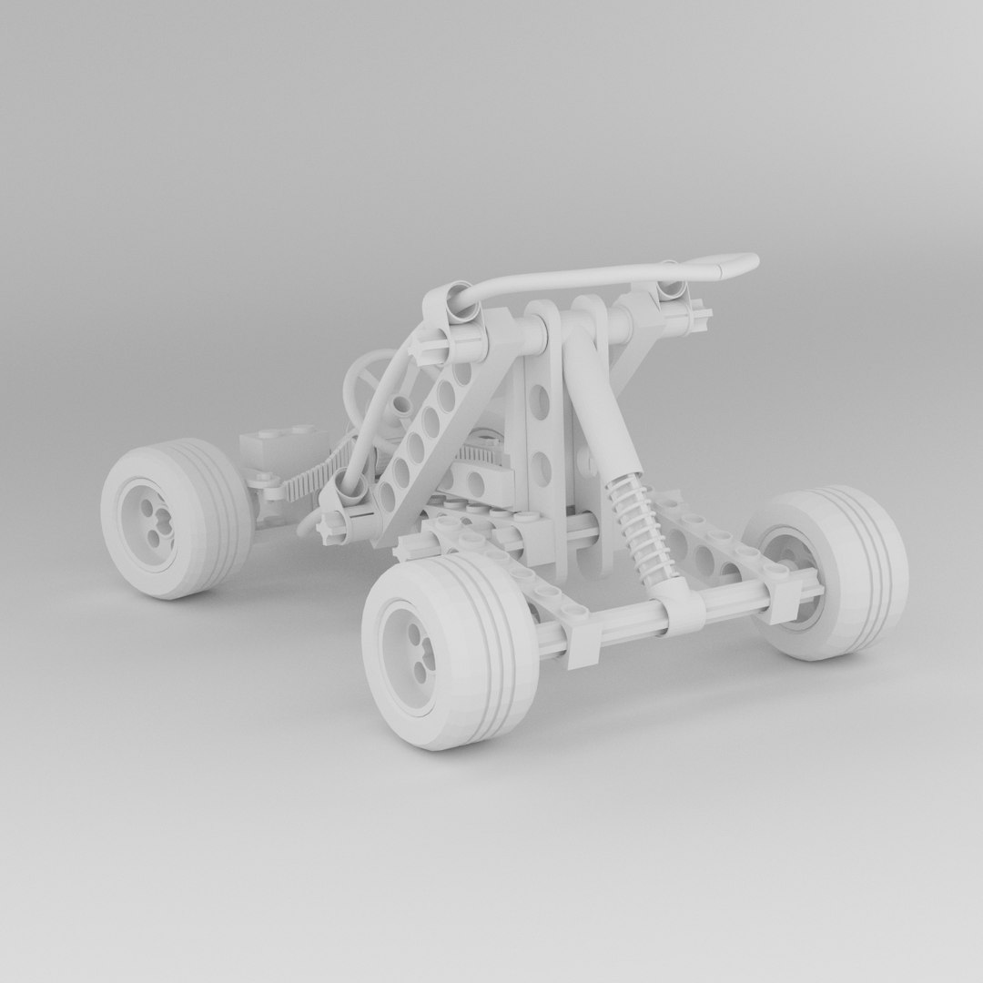 Lego Car Rigging Animation 3d Model