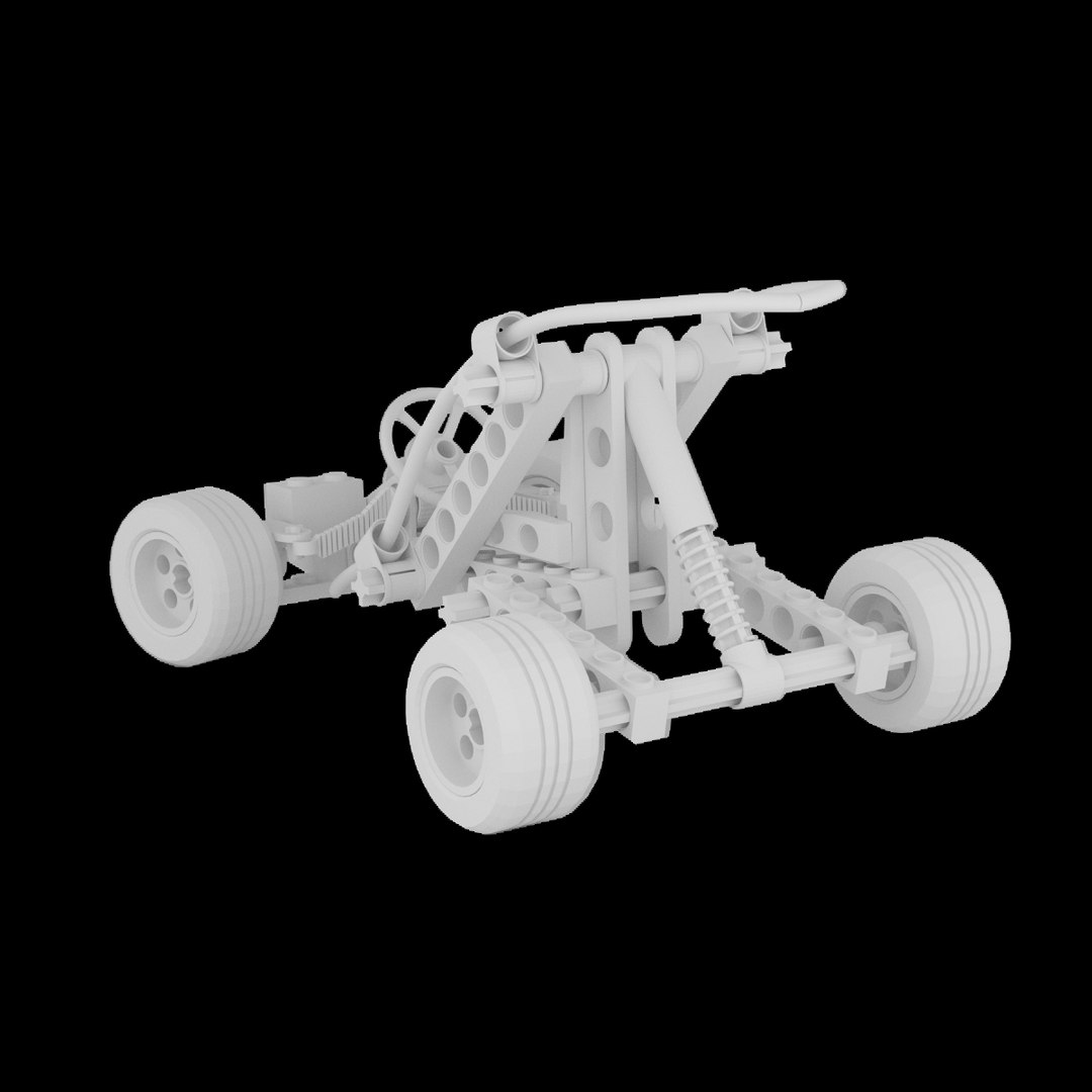 Lego Car Rigging Animation 3d Model