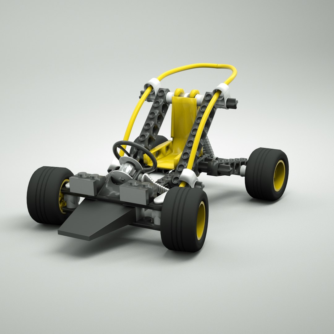 Lego Car Rigging Animation 3d Model