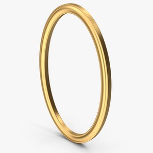 Gold Picture Frame 3D model